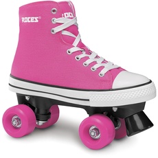 Roces Kinder Chuck Classic Roller Rollerskates/Rollschuhe Street, deep pink, 32