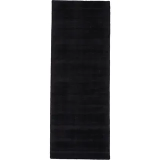 carpetfine Ava Teppichläufer 80 x 300 cm Schwarz