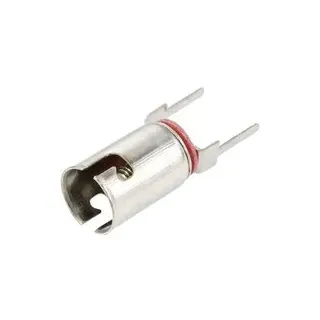 TRU COMPONENTS TC-10477728 Lampenfassung Sockel (Miniaturlampen): BA9s Anschluss (Sockel): Lötstift
