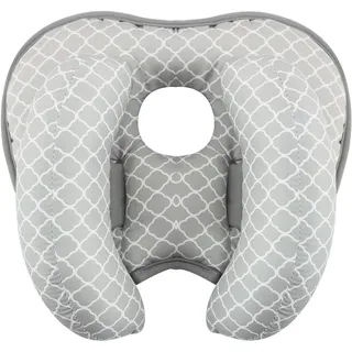 KAKIBLIN Nackenkissen Baby-Kissen für den Kopf, 2-in-1-Kopfstütze für Neugeborene, Bananen-Nackenkissen für Baby, Reisekissen für Kinderwagen, Nackenstütze für Kinderwagen oder Bett, weiße Wolke