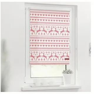 Klemmrollo Lichtblick ohne Bohren Rentier 70x150 cm inkl. Klemmträger