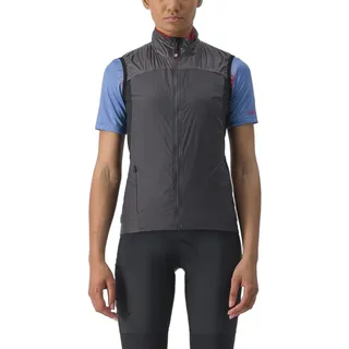CASTELLI 4523094-923 UNLIMITED W PUFFY VEST Sports vest Women's Dunkelgrau/rot M