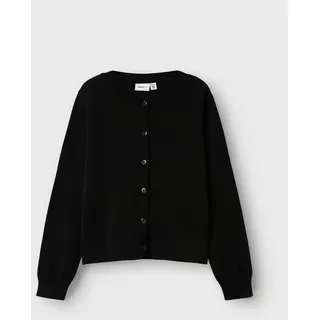 NAME IT Strickjacke »NKFVALANE Ls Knit Card Noos, schwarz