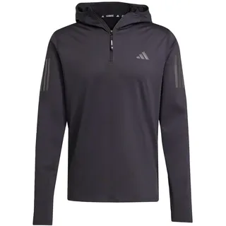 adidas Herren Own The Run Winterized Hooded Half-Zip, Black, M
