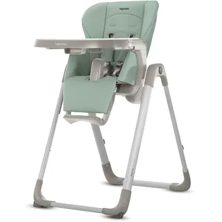Inglesina My Time Hochstuhl, Mint, Verstellbar von Geburt bis 36 Monate, Faltbar, Modernes Design, Höchster Komfort und Hygiene