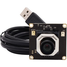 Svpro Autofokus 4K USB-Kameramodul mit Mikrofon, Ultra HD Mini-USB-Kameraplatine mit 100 Grad Weitwinkelobjektiv ohne Verzerrung, USB-Kamera mit IMX415 Sensor für Windows Mac Linux Android