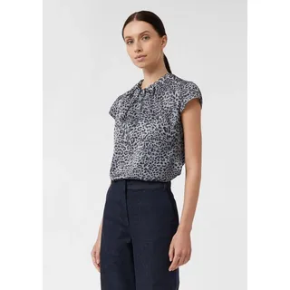 Comma, Satinbluse grau 42