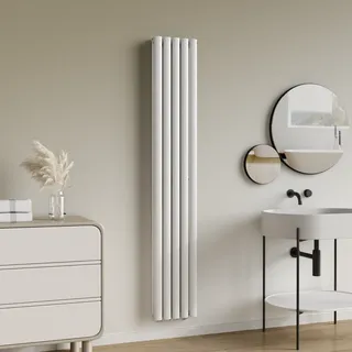 Röhrenheizkörper 'Nore' Weiß 180x30cm Doppellagig 1122W - Weiß