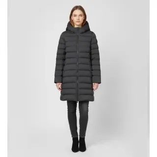 ECOALF für Damen. MCWGAJKCRONU0987W25-319 Cronulla Mantel schwarz (XS), Lässig, Recyceltes Polyester, Nachhaltig