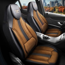 Sitzbezüge passend für Ford Galaxy in Schwarz Braun Pilot 9.14