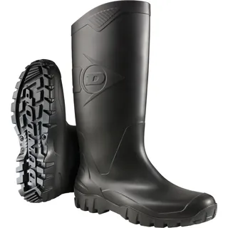Dunlop K600011 Schwarze wasserdichte PVC-Stiefel 44 - Weiß