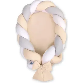 Geflochtenes Babynest 2-in-1 – Kokon – multifunktional und antiallergisch für zusätzliche Sicherheit