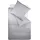 Mako-Satin Grau 240 x 220 cm + 2 x 80 x 80 cm