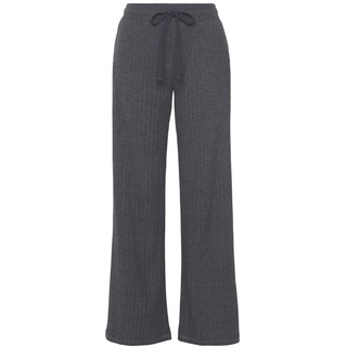 LASCANA Homewearhose Damen anthrazit-meliert Gr.32/34