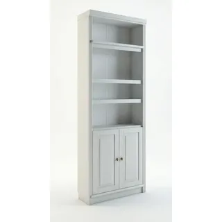 Bücherregal OTTO HOME "Soeren", weiß, B:80cm H:220cm T:33,5cm, Massivholz, Regale, Bücherregal, aus massiver Kiefer, FSC-zertifiziert, Tiefe 33,5 cm