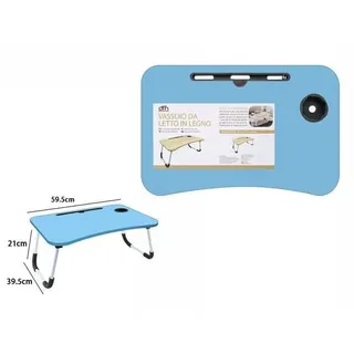 Tablett Schreibtisch Klappbar Kleiner Tisch PC Slot Tablet Tasse Blau Dfh