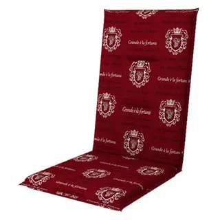 Doppler Polster / Auflage für Hochlehner Des. Spot 8623 - Rot