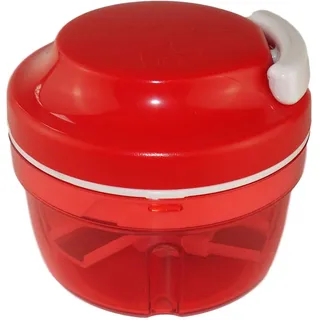 TUPPERWARE Turbo-Chef Zwiebelschneider Chef Speedy Boy rot 10124