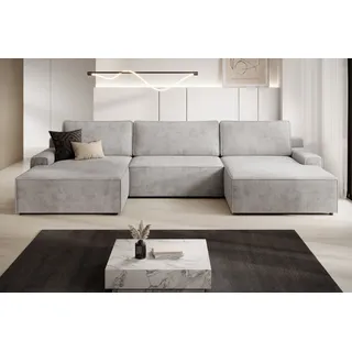 TRENDMANUFAKTUR »Challenge, Schlafsofa mit Bettkasten, Couch in U-Form, Breite 333 cm« XXL Sofa mit Bettkasten / Schlaffunktion, auch in trendigem Cordstoff,