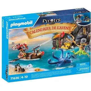 PLAYMOBIL - 71636 - Piraten-Adventskalender
