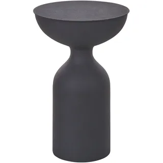 Beliani Beistelltisch Cota Metall Schwarz