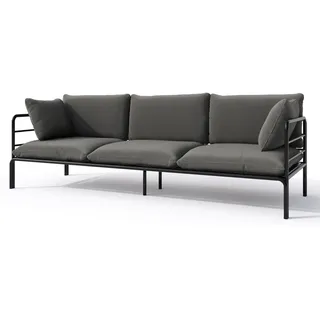 Selsey Worcully Loungesofa grau/schwarz