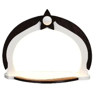 Schwibbogen unbestückt weiß mit LED elektrisch BxH 30x23cm NEU Lichterbogen