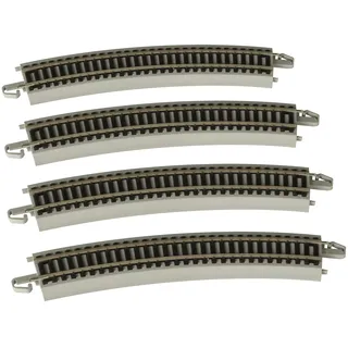 Bachmann Züge Schnappverschluss E-Z Track 22 Radius gebogen Track (4/Karte)