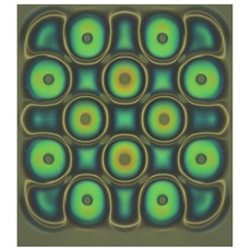 Magnetflux-Betrachtungsfolie, 10,2 x 10,2 cm, Magnetfeld-Display, Magnetmuster-Detektor, wissenschaftliches Projektunterricht, wiederverwendbar und automatische Wiederherstellung – braunes Gelb