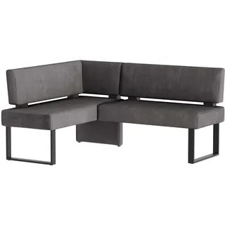 Eckbank »Oliver mit Metallgestell, Küchenbank« verschiedene Bezüge Cord Esszimmerbank OTTOs Choice grau