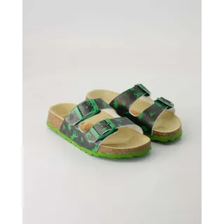 Fussbettpantoffel Grün/Mehrfarbig 29 EU