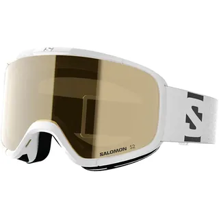 Salomon Lumi Access Junior-skibrille - White - Gold/CAT2