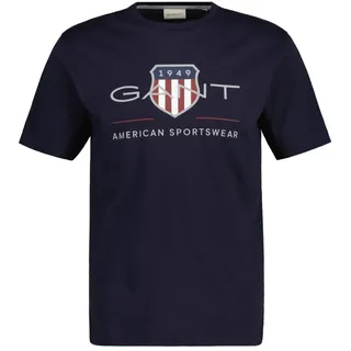 GANT Herren T-Shirt 1er Pack Reg ARCHIVE SHIELD