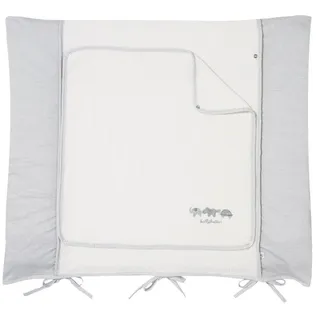 Alvi 330183509 Wickelauflage mit Bezug "Grey Little Animals"