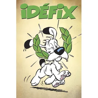 Leinwandbild LUCKYLINDE "Idefix", bunt (farbe bild(er): bunt), B:60cm H:90cm T:3cm, Holz, Leinwand, Bilder, Leinwandbild, Canvasbild Wanddeko Bild zum Film "Kampf der Häuptlinge"