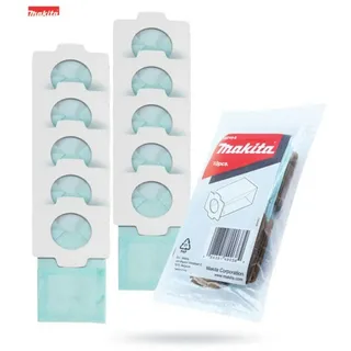 Makita 198744-5 Papierfilter 10 Stück für DCL182, CL107, CL072, CL102, BCL142, BCL182 1124 7681