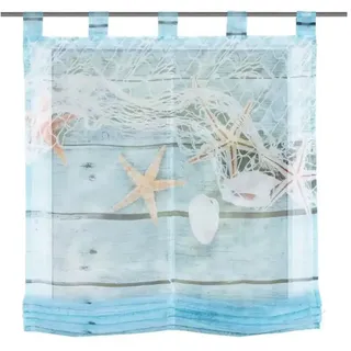 HOME WOHNIDEEN »MARITIM« mit Schlaufen ohne Bohren freihängend, blau,