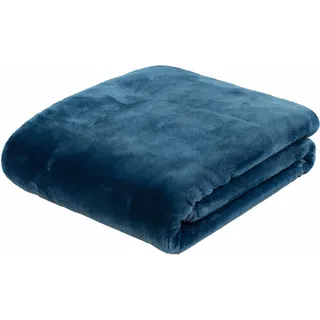 Gözze Premium Cashmere Feeling Kuscheldecke 220 x 240 cm Blau