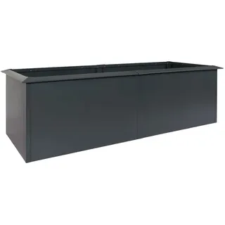 Mendler Hochbeet HWC-N24 78 x 250 x 90 cm Grau