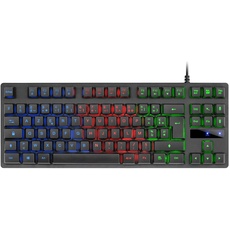 Mars Gaming MK02 H-Mech Gaming-Tastatur, USB 2.0, kompaktes TKL, FRGB Rainbow, Antighosting, französische Sprache