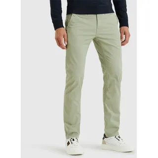 Chinohose PME LEGEND "TWIN WASP CHINO LEFT HAND STRETCH TWILL", Herren, Gr. 30, Länge 32, grün, Canvas, Obermaterial: 97% Baumwolle, 3% Elasthan, unifarben, regular fit knöchellang, Hosen Chinohose, mit Taschen
