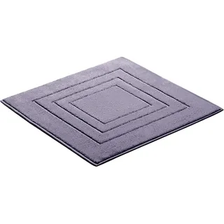 Badematte VOSSEN "Feeling" Gr. 4, gelb (shadow), H:10mm, Baumwolle, Badematten, Badematte, Badteppich, Uni-Farben, mit Bordüre, Hoch-Tief Effekt, reine Baumwolle