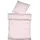 Provence Unifarben Rosa 200 x 220 cm + 2 x 80 x 80 cm