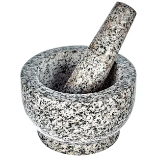 Zeller Mörser und Stößel-Set Granit Ø 13 cm grau