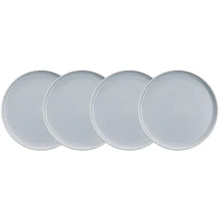 Butlers Teller 4er-Set Casa Nova 23 cm , Grau , Keramik , 23x1.7x23 cm , Geschirr, Teller