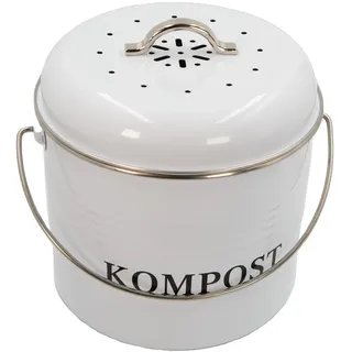 Intirilife Komposteimer 3 l Weiß