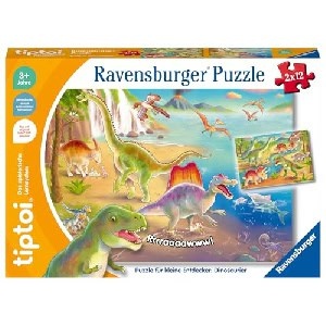 Ravensburger tiptoi Puzzle: Puzzle für kleine Entdecker: Dinosaurier um 11,01 € statt 14,09 €