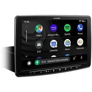 Alpine INE-F904D 1DIN Chassis - 9 Zoll Touchscreen, integrierte Navigation, DAB+, HDMI, Apple CarPlay, Android Auto