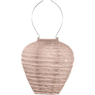 LUMIZ Solarlaterne - für Außen - Mosaic - Ballon - Gartenbeleuchtung - Solarlampen - Gartendeko - 20cm - Rosa