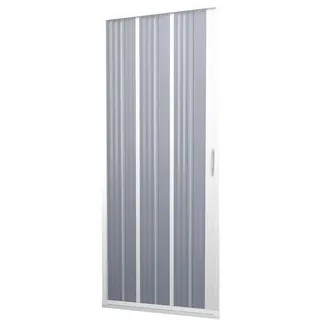 DUSCHTÜR NISCHENTÜR DUSCHWAND PVC VON 150 CM H185 SEITLICHE SCHIEBETÜR